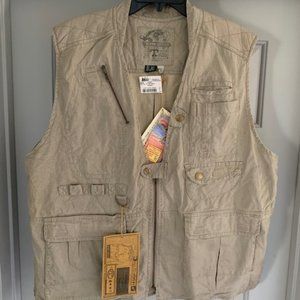 REI Large Tan/Khaki Fishing Vest